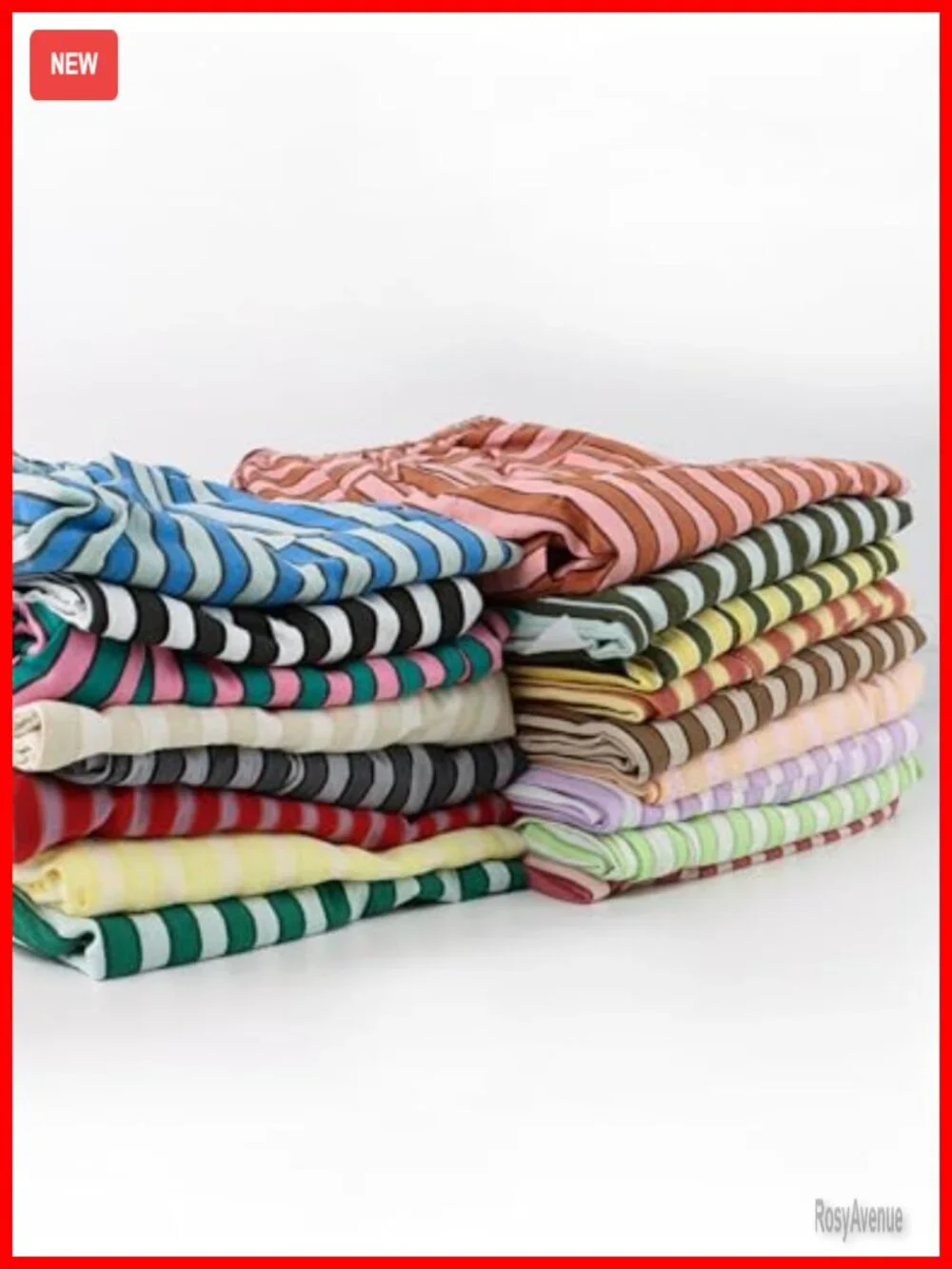 Women Drawstring Striped Wide Leg Lounge Pants with Pockets